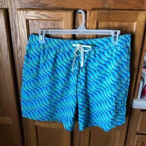 Fair Harbor Wavy Striped Swim Trunks - XXXL